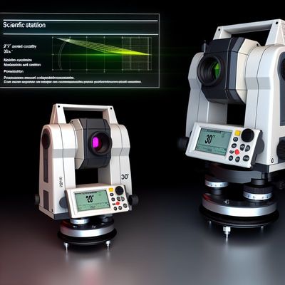 Original Total Station Accessories with 1040mm Overall Length Multi-coated Prism Coating Compatible with Trimble Leica High Precision Survey Components