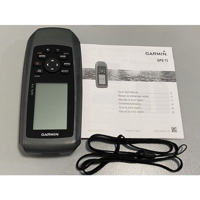 Garmin 73 χειριστή GPS Εύκολο στη χρήση GPS Παρόμοιο πλοήγημα με 4 επίπεδα γκρίζου τύπου οθόνης LCD και 50 διαδρομές πλοήγησης