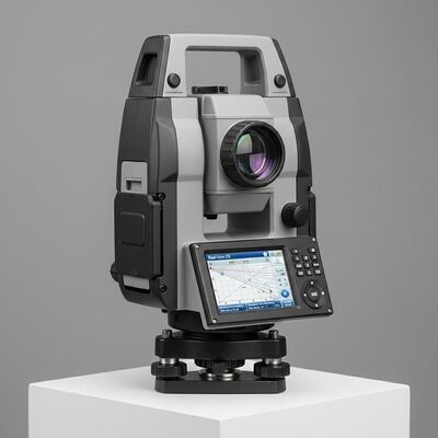 Leica Total Station με Λειτουργικό Σύστημα Πραγματικού Χρόνου, Εσωτερική Μνήμη Flash, Εξωτερική Κάρτα SD και Ελάχιστη Ανάγνωση 1